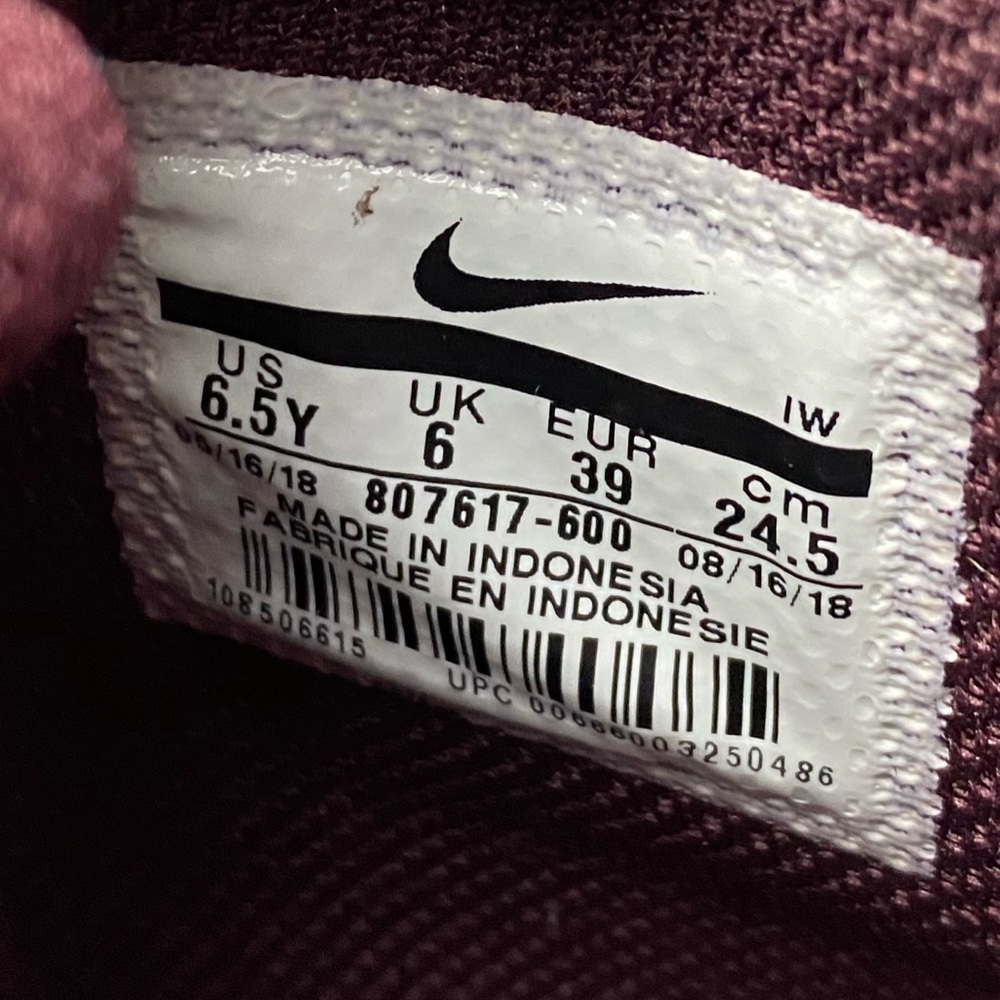 🆕 Nike Air Force 1 High LV8 Burgundy - Womens - Picture 10 of 12